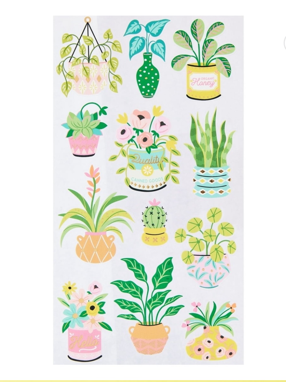Designer Botanical Stickers